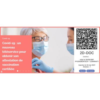 Obtenir son attestation de vaccination